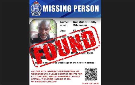 Missing Babonneau Resident Found St Lucia Times