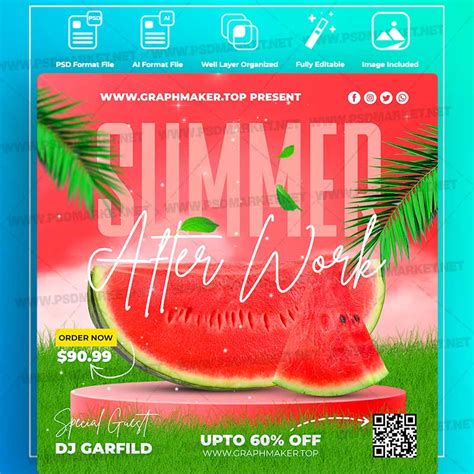 Summer After Work Templates In Psd And Vector Psdmarket