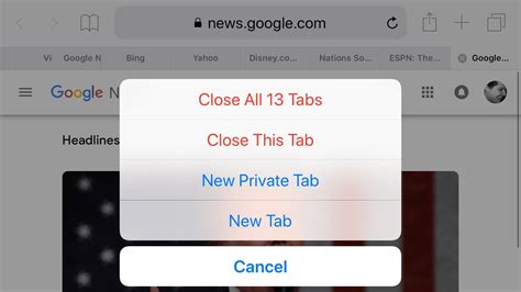 How To Close All Tabs At Once In Safari Browser On Iphoneipad 2020