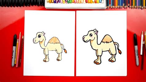 How To Draw A Cartoon Camel Art For Kids Hub