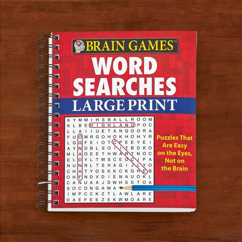 Brain Games Large Print Word Search Puzzles Collections Etc