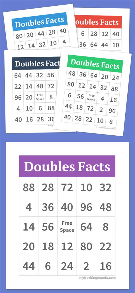 Free Printable Math Bingo Cards Printable Word Searches