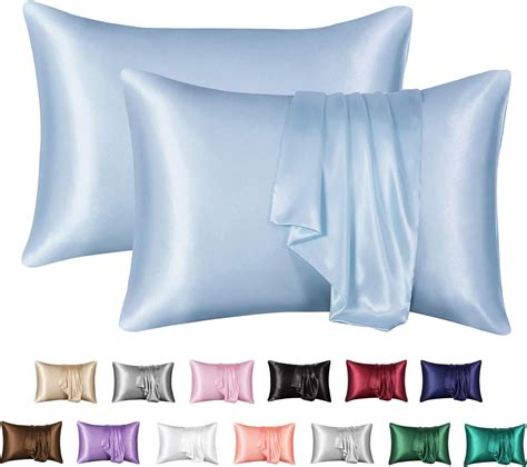 Mrandhm Satin Pillowcase Set Of 2 Queen Size Silky Pillow