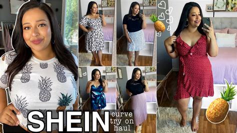 Shein Curve Try On Haul Summer Plus Size Outfits 🍍 Youtube