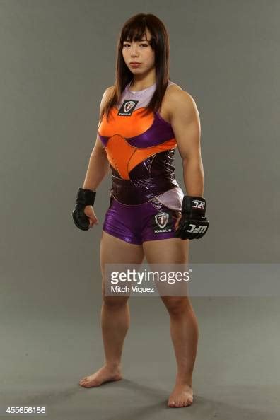 Rin Nakai Poses During A Ufc Photo Session At The Hilton Tokyo On