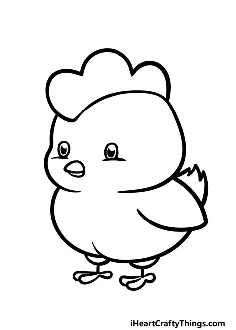 How To Draw Chickens Easy Parker Thrights