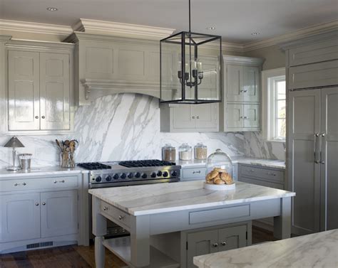 Gray Kitchen Cabinets Marble Countertops Countertops Ideas