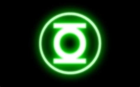 Free Download Hd Wallpaper Green Lantern Logo Dc Comics Neon