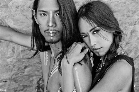 Indian Couple Native American Inspired Human Beauty