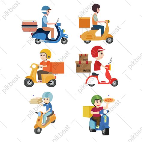 Cartoon Delivery Boy Png Png Images Eps Free Download Pikbest