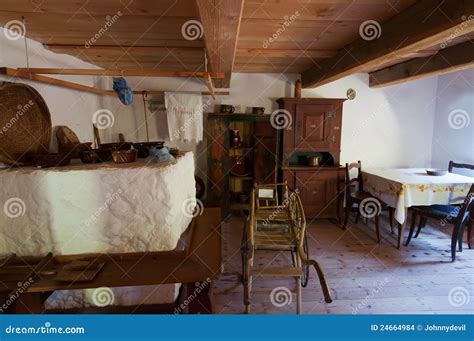 Old Wooden House Interior Stock Photo Image Of Genuine 24664984