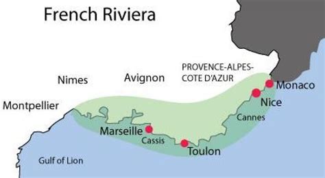 Bo Riviera Francesa Mapa Plano De Riviera Francesa Provence Alpes