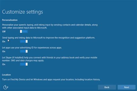 Windows 10 Upgrade Express Settings How To Customize Them For Privacy