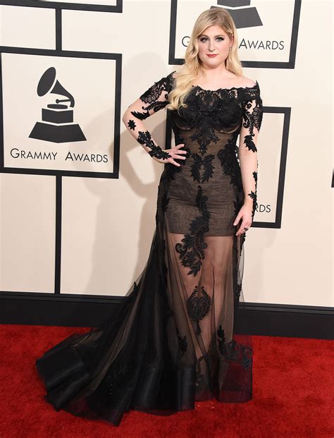 Meghan Trainor The Most Naked Dresses Of The Year Popsugar Fashion