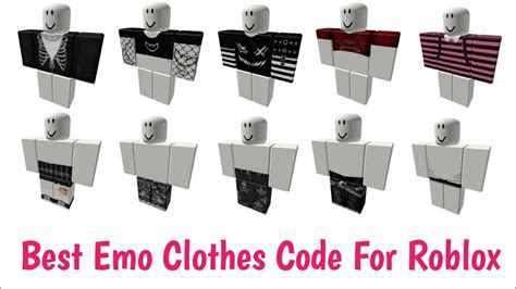 50 Aesthetic Emo Clothes Codes For Roblox Berry Avenue 2024 L Best