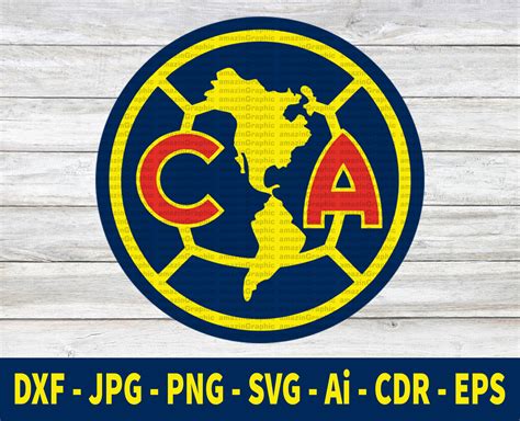 Club America Bundle Liga Mexicana Logo Svg File Only Custom Svg