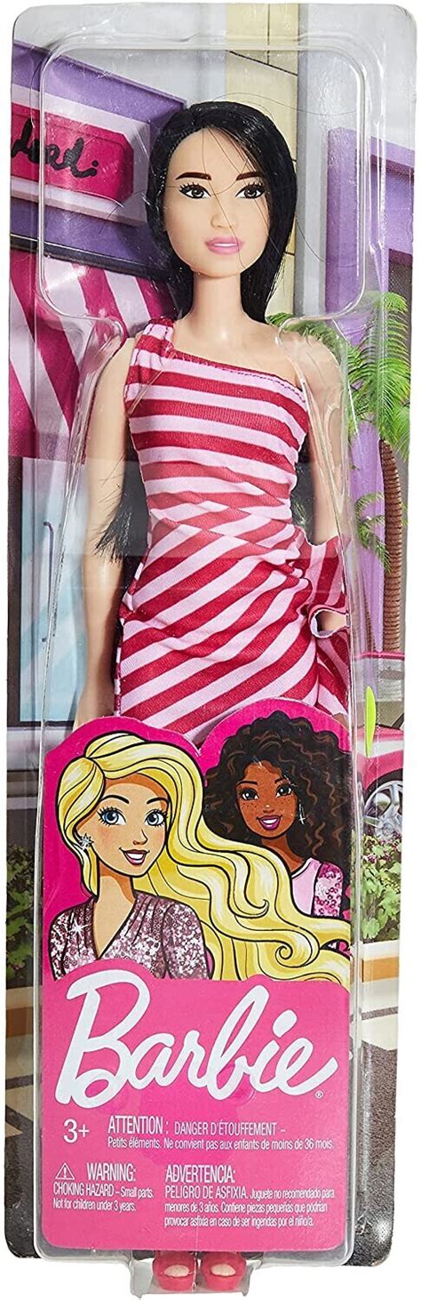 Barbie Glitz Doll Pink Striped Dress Ab 870 € Preisvergleich Bei