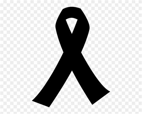 Black Ribbon Mourning Png Free Transparent Png Clipart Images Download