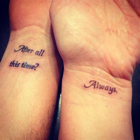 Maybe Someday Brian And I Will Get These Married Couple Tattoos