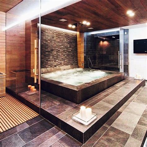 Hot tubs tend to be situated in. Indoor Bathroom Hot Tubs - Bathroom Design Ideas