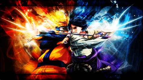 , wallpaper illustration anime naruto shippuuden uchiha sasuke 1920×1080. Naruto and Sasuke - Wallpaper by xky03 on DeviantArt