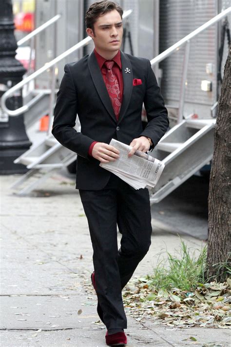 Chuck Bass Red Suit