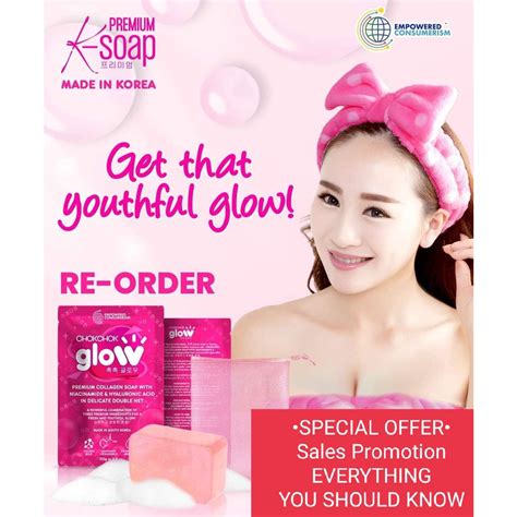 Chokchok Glow Premium Collagen Soap With Niacinamide And Hyaluronic Acid