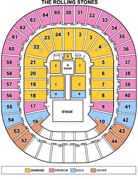 Rod laver arena seating map. The Rolling Stones World Tour 2005 - 2006 by IORR