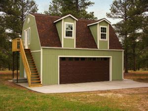 Steel garage buildings' prices are less expensive than wood buildings, and they often take less time to construct. Metal Storage Buildings with Living Quarters