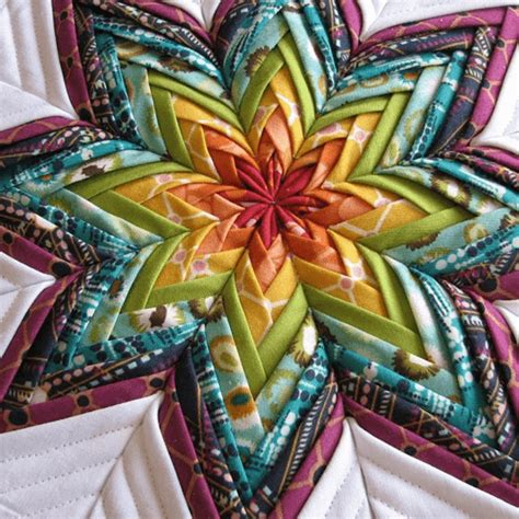 Folded Star Quilt For Lovers Free Pattern Folded Star