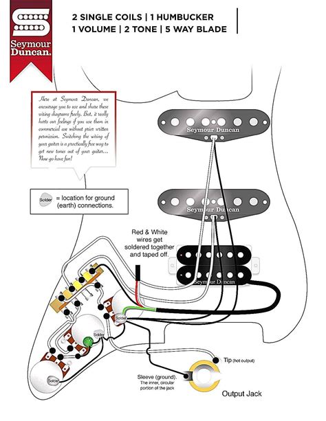 Guitar Wiring Diagram 2 Humbucker 1 Volume 1 Tone Demas Intended For