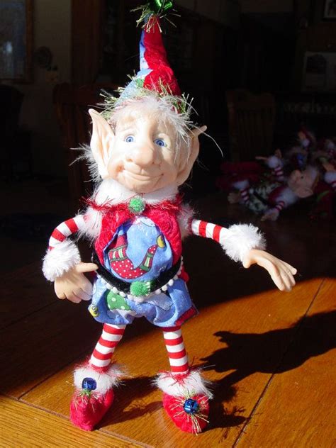 Christmas Elf Sit Them Down Or Stand Them Up By Dinglebee On Etsy