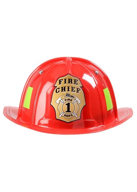 Red Firefighter Boys Helmet Accessories