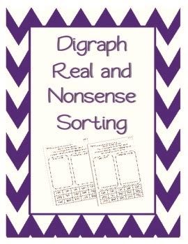 2nd grade bingo cards and game play bingo using the dolch 2nd grade word list. Real or Nonsense Word Sort - Digraph ck, th,... by ...
