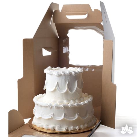 Tall Cake Carrier Box White 10 Pack — Caljavaonline