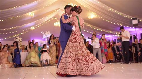 bride and groom dance nepali wedding rupa limbu and prakash gurung s uk wedding 2019 youtube
