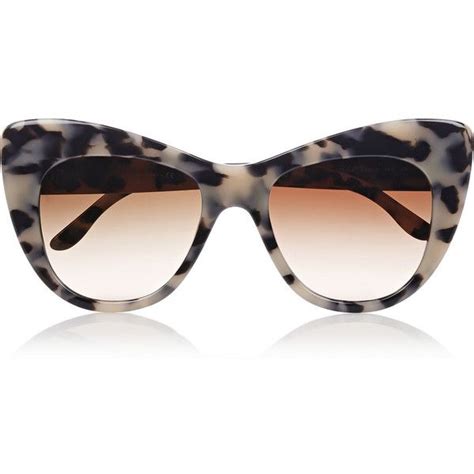 Stella Mccartney Tortoiseshell Cat Eye Acetate Sunglasses Womens 4 280 Uah Liked On