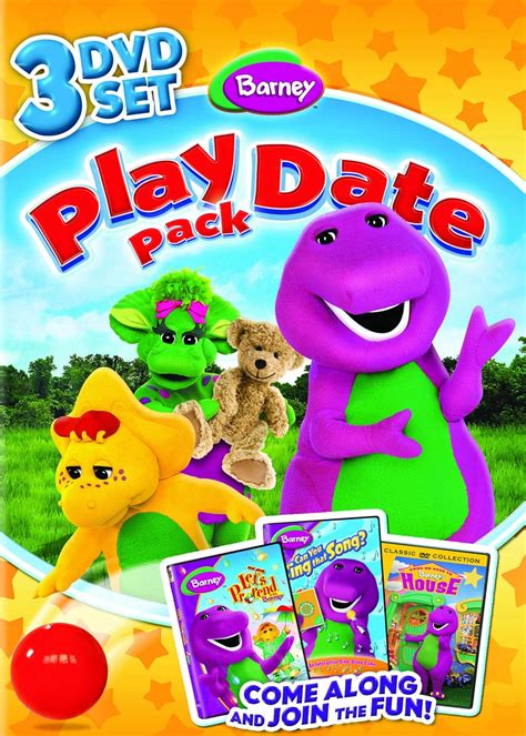 Barney Play Date Pack Lets Pretend With Barney Can You Sing That