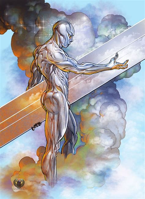 Silver Surfer Color By ~mshindo9 On Deviantart Arte Dc Comics Marvel