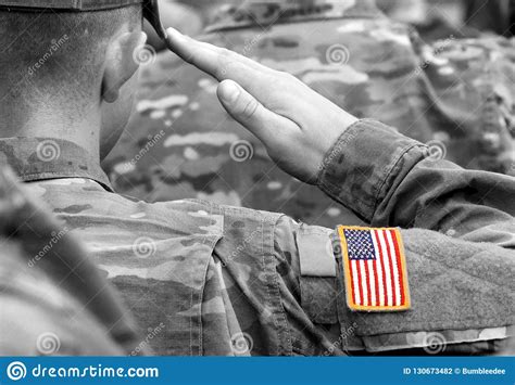US Soldier Salute. US Army. US Troops Editorial Photography - Image of ...
