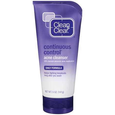 Clean And Clear Acne Cleanser Continuous Control Daily Formula 5 Oz