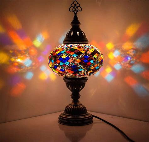 Mosaic Table Lamp No Grand Bazaar Istanbul Online Shopping