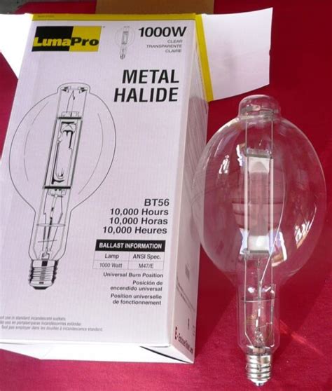 Clear Lumapro 2ygd8 Metal Halide Lamp Bt56 1000w Mh1000um47e For