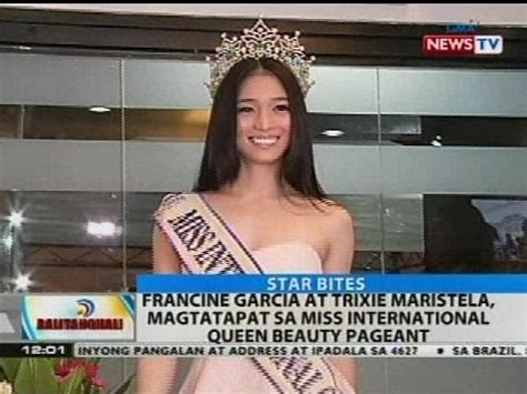 Francine Garcia At Trixie Maristela Magtatapat Sa Miss International