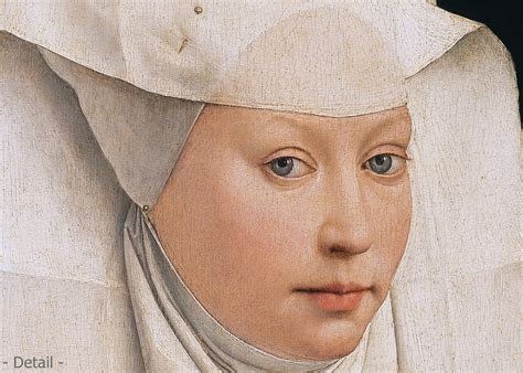 Damn Fine Art Rogier Van Der Weyden Portrait Of A Woman With A Winged