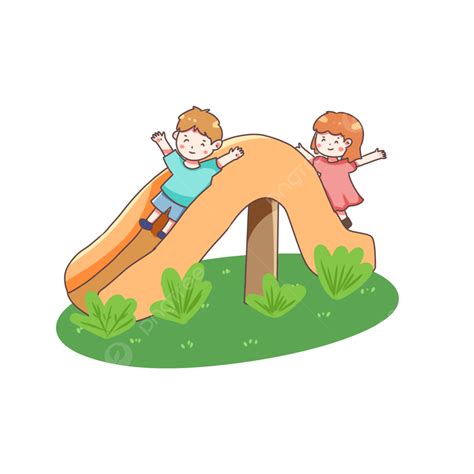 Play Slides White Transparent Children Playing With Slide Png Free
