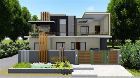 3d Home Design I 2700 Sqft House Plan I 5bhk L Walkthrough Youtube