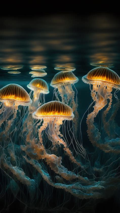 Jellyfish Underwater 4k 7061k Wallpaper Pc Desktop