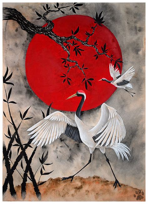 Japanese Crane By Charlyjade On Deviantart