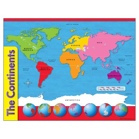 Chart The Continents In 2021 Continents Continents And Oceans The
